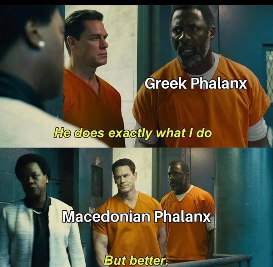 Laughs in pikeman - macedonian phalanx